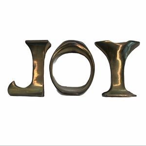 JOY Brass Candle Holders 3inch high